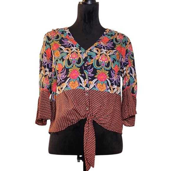 MAEVE Anthropologie Carter Floral Top, Size 6 - Picture 1 of 13